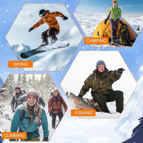 Winter Waterproof Thermal Gloves for Men Women Touch Screen Ski Snow Warm Glove Windproof Winter Gear in Saudi Arabia