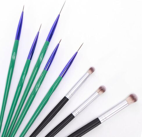 Detail Paint Brushes, Ultra Fine Tip Thin Brush for Fine Detailing & Art Painting, Acrylic Watercolor Craft Rock Face Painting Nail Art Striping etc. in Kuwait