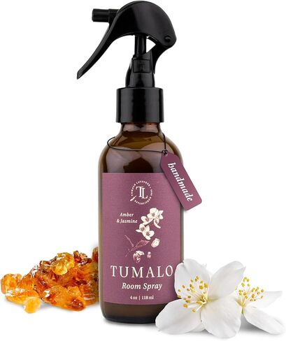 رذاذ الغرفة - عطر منزلي متطور وطبيعي بالكامل، معطر هواء بالزيوت العطرية النقية ومزيل للروائح، رائحة منعشة، صنع في الولايات المتحدة الأمريكية، العرعر والمريمية، زجاجة زجاجية سعة 4 أونصة in Kuwait