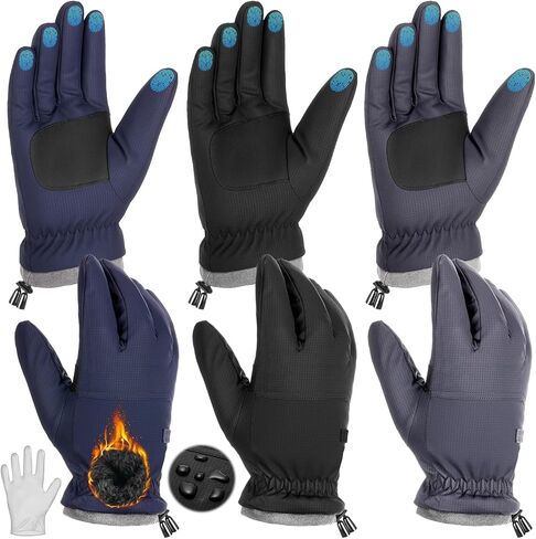 Winter Waterproof Thermal Gloves for Men Women Touch Screen Ski Snow Warm Glove Windproof Winter Gear in Saudi Arabia