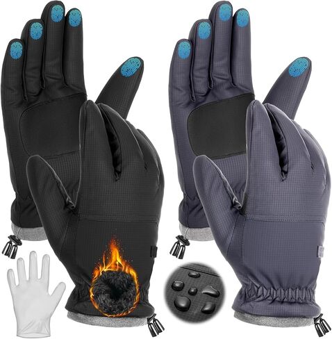 Winter Waterproof Thermal Gloves for Men Women Touch Screen Ski Snow Warm Glove Windproof Winter Gear in Saudi Arabia