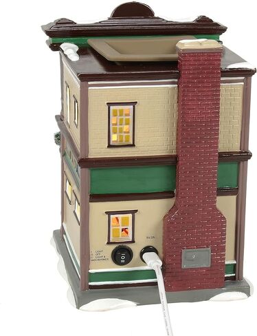 مجموعة 56 مبنى وتمثال صغير لتدفئة الشمع المنعش والاحتفالي من Scenterville Village Frazier، مقاس 8.27 بوصة، متعدد الألوان in Kuwait