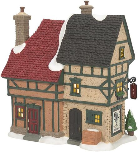 القسم 56 مبنى Dicken's a Christmas Carol Village Cornhill Shoppes Lit، 7.33 بوصة، متعدد الألوان in Kuwait