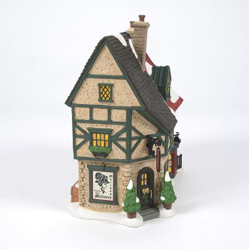 القسم 56 مبنى Dicken's a Christmas Carol Village Cornhill Shoppes Lit، 7.33 بوصة، متعدد الألوان in Kuwait