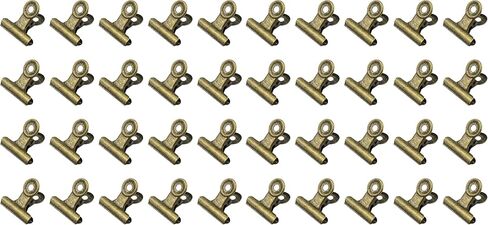 20 قطعة من مشابك تثبيت البلدغ المعدنية، مشابك ورقية مفصلية مقاس 1.2 بوصة لأكياس الطعام، وصور الصور، والحرف الفنية، ومستلزمات المكتب المنزلية (برونزية) in Kuwait