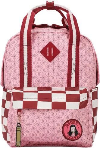 Bioworld Demon Slayer Logo Cotton Canvas Women's Pink Mini Backpack in Saudi Arabia
