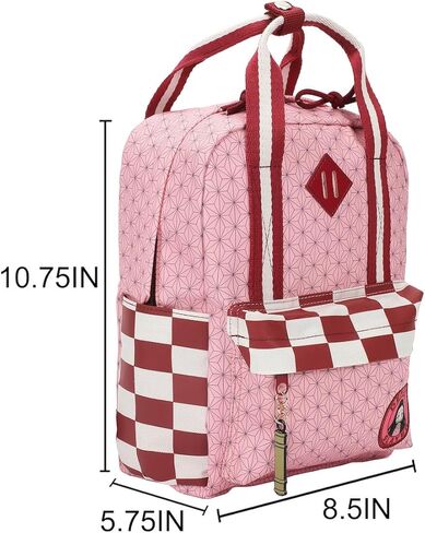 Bioworld Demon Slayer Logo Cotton Canvas Women's Pink Mini Backpack in Saudi Arabia