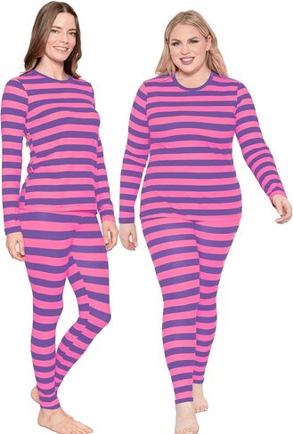 STRETCH IS COMFORT طقم نسائي من Oh So Soft بياقة دائرية وأكمام طويلة وطماق | تمتد الزي 2 قطعة | مقاس عادي وكبير S-5X in Saudi Arabia