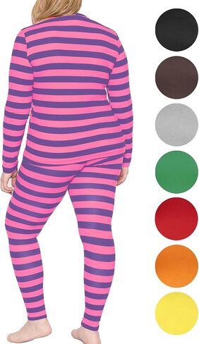 STRETCH IS COMFORT طقم نسائي من Oh So Soft بياقة دائرية وأكمام طويلة وطماق | تمتد الزي 2 قطعة | مقاس عادي وكبير S-5X in Saudi Arabia