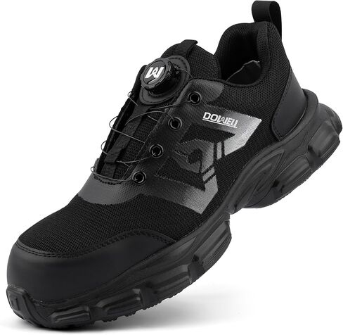 Steel Toe Shoes for Men Women Work Shoes, Safety Sneakers Shoes, Comfortable Lightweight Puncture Proof Slip on Indestructible Work Shoes in Saudi Arabia