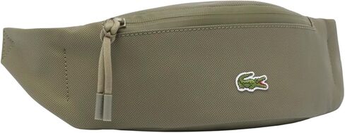 Lacoste Men's LCST Zipped Belt Bag, Ivy Green, One Size in Saudi Arabia