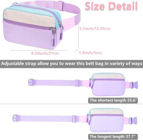 Toddler Kids Fanny Pack for Girls - Belt Bag for Girls Gifts Crossbody Bag Waist Bag Purse with Adjustable in Saudi Arabia