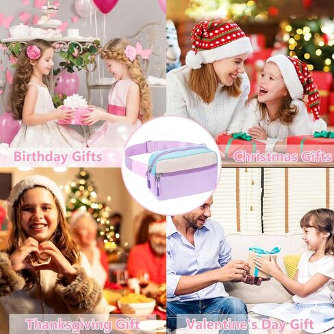 Toddler Kids Fanny Pack for Girls - Belt Bag for Girls Gifts Crossbody Bag Waist Bag Purse with Adjustable in Saudi Arabia