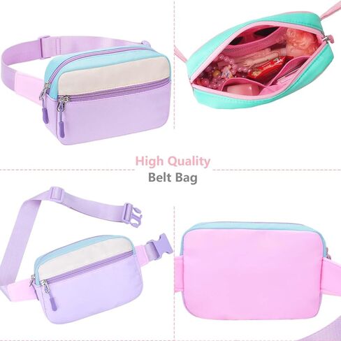 Toddler Kids Fanny Pack for Girls - Belt Bag for Girls Gifts Crossbody Bag Waist Bag Purse with Adjustable in Saudi Arabia