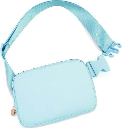 Cross Body Fanny Pack for Women,Fashion Waist Packs Crossbody Bags,Belt Bag with Adjustable Strap - Black in Saudi Arabia