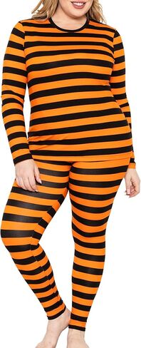 STRETCH IS COMFORT طقم نسائي من Oh So Soft بياقة دائرية وأكمام طويلة وطماق | تمتد الزي 2 قطعة | مقاس عادي وكبير S-5X in Saudi Arabia