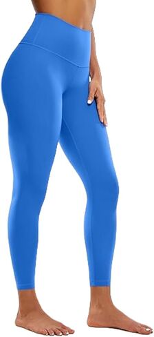 Women's High-Waisted Yoga Leggings Full-Length Tummy Control Workout Pants for Fitness and Casual Wear in Saudi Arabia