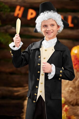 BesserBay 8 Pieces Boys Colonial Outfits 18th Century American Set 6-14 Years in Saudi Arabia
