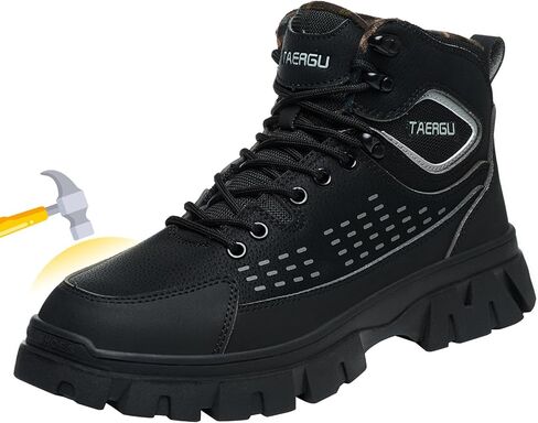 Steel Toe Work Boots For Men 6" Waterproof Safety Boots Indestructible Industrial Boot Mens Steel Toe Shoes Botas De Trabajo in Saudi Arabia
