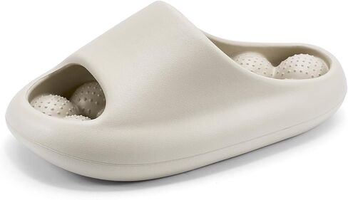 ZXT Cloud Shower Shoes Non-Slip Quick Dry Pool Slides Comfortable Bubble Massage Bathroom Slippers Beach Sandals with Drain Holes in Saudi Arabia