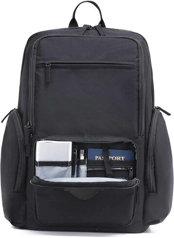 Harley-Davidson Bar & Shield Crinkle Nylon Water-Resistant Backpack - Black in Saudi Arabia