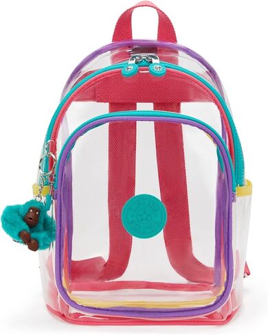 Kipling Jacinta Clear Backpack Jet Black Fun in Kuwait