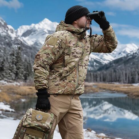 EMERSONGEAR Blue Label 9751 Functional Coat,Tactical Waterproof Winter Coat for Men Military Warm Clothing,-15℃ - 5℃ in Saudi Arabia