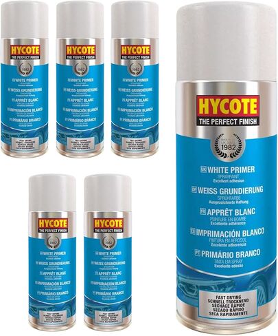 High Build Aerosol for Car, Primer Spray Paint, Adhesive White Plastic Primer, 13.5 Oz in Kuwait