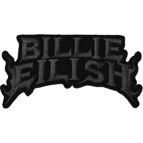Billie Eilish Patch Flame Black Official Black Size Accessory Size in Saudi Arabia