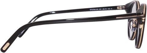 Eyeglasses Tom Ford FT 5784 -D-B Asian fit 001 Shiny Black,"t" Logo/Blue Bloc in Saudi Arabia