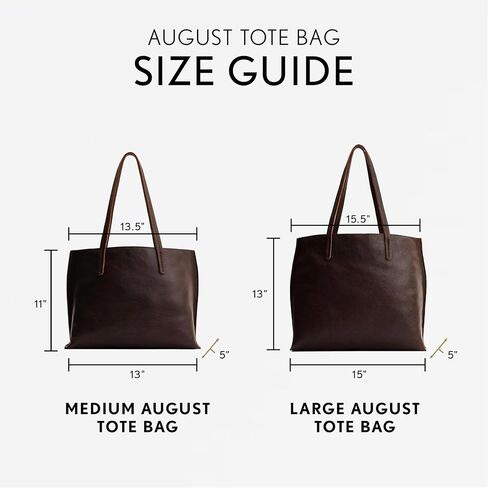 Portland Leather Goods August Tote – Handmade from the Finest Full-Grain Hides – Large Interior Pocket & Interior Key Loop in Saudi Arabia