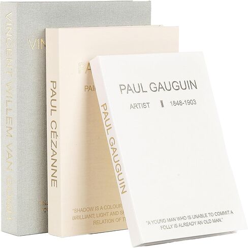 Linen Decorative Books, Set of 3 Linen Faux Boxes Enhance Your Coffee Table, Bookshelf or Mantle Decor, Aesthetic Fake Books for Modern Home Decoration, Photo Storage and as a Keepsake Box in Saudi Arabia