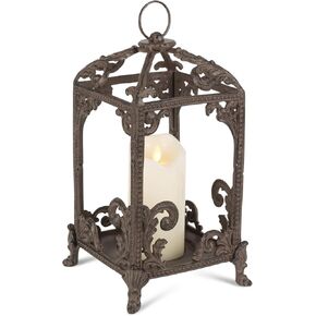 Medium Metal Acanthus Leaf Lantern. in Saudi Arabia