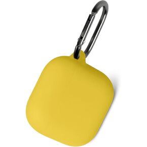 Geiomoo Silicone Case for Air Pods 4, Protective Cover with Carabiner (Black-1) in Kuwait