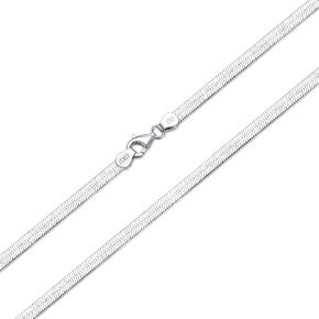 925 Sterling Silver Herringbone Chain 2MM 3MM Flexible Flat Italian Snake Chain Necklace for Women Men 18, 20, 22, 24, 26 Inches in Saudi Arabia
