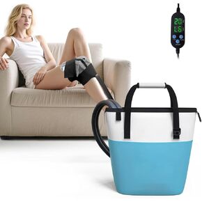 Ice Machine for Knee After Surgery, Programable & Poratable Cold Therapy Machine for Post-Surgery Care, Cold Therapy Machine for Knee Replacement, Use for Sports Injuries Cryotherapy, Shoulder, Ankle in Kuwait