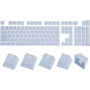 MECCANIXITY 104 Key PBT Keycap Set OEM Profile Double Shot 60% for 61/68/87/98/100/104 Keys Mechanical Keyboard Layout, Black in Kuwait