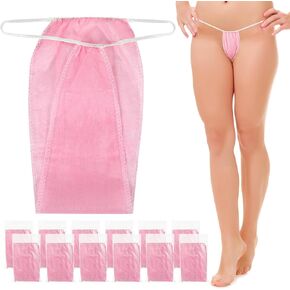 200 قطعة سراويل داخلية غير منسوجة للاستعمال مرة واحدة، سراويل داخلية وردية للنساء، سراويل داخلية للاستعمال مرة واحدة للتسمير بالرش، سراويل داخلية مسامية للساونا، المنتجعات الصحية، السفر، تسمير البشرة in Kuwait