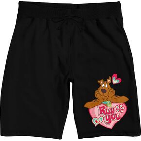 شورت نوم رجالي من Scooby Doo Ruv You باللون الأسود in Kuwait