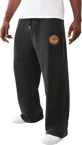 True Religion Men's Tiger Baggy Vintage Sweatpants in Saudi Arabia