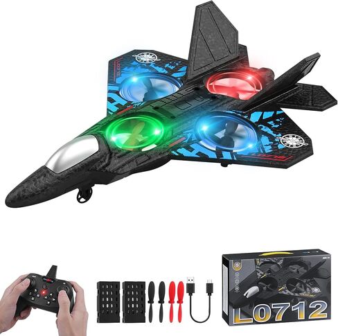 F22 RC Plane, Remote Control Airplane, 2.4Ghz Ultra Long Endurance Raptor RC Fighter Jet Toy Airplanes for Kids Beginners Boys Girls in Saudi Arabia