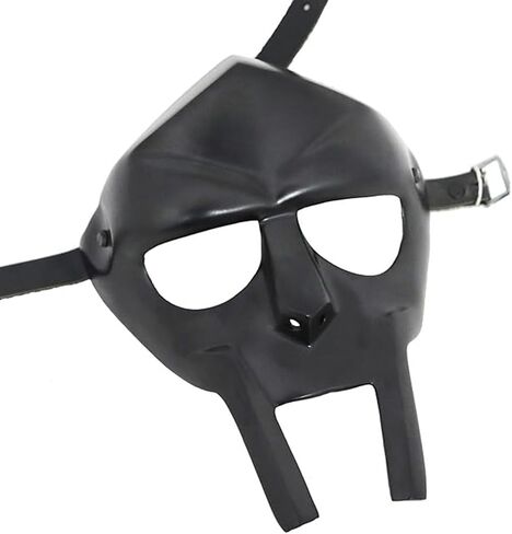 MF Doom Gladiator Mask Madvillain 18g Mild Steel Halloween Medieval Gladiator Costume Mask Re-Enactment Adult Custom Crafted in Saudi Arabia