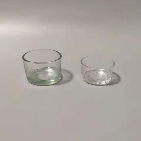 6 Pcs Clear Glass Votive Candle Holders Cups Tealight Holders Tea Light Centerpieces for Wedding Holiday Decoration L in Saudi Arabia