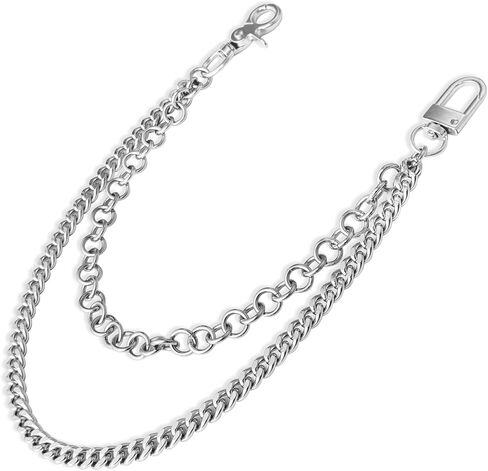 سلسلة سراويل للرجال والنساء، سلسلة محفظة ذات طبقات، سلاسل جيب لراكبي الدراجات شديدة التحمل وجينز in Kuwait