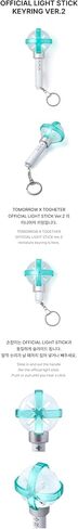 TXT Lightstick Keyring Ver.2 - نسخة سلسلة مفاتيح صغيرة من Lightstick الرسمية، ملحق سحري للحقيبة المحمولة للمعجبين وهواة جمع MOA in Kuwait