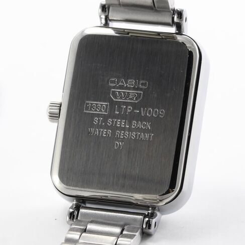 Casio LTP-V009 Series Standard Analog Wristwatch, Rectangle Face, Women's, Overseas Model in Saudi Arabia