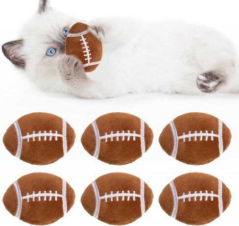 6pcs St. Patrick's Day Shamrock Catnip Toy，Indoor Shamrock Shaped Cat Toy Plush Interactive Chew Bite Toys for Cat Kitten Indoor Festive Holiday Cat Lover Gift in Kuwait