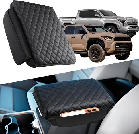 Center Console Cover For Jeep Wrangler JL/JLU 2018-2023 2024 2025 Accessories,Middle Console Armrest Cover For Jeep Wrangler JL/JLU Gladiator JT 2020-2025 Leather Arm Rest Pad Cushion With Pockets in Kuwait