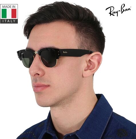 Ray-Ban RB0316S MEGA CLUBMASTER BLACKED OUT COLLECTION Square Shaped Sunglasses with Official RAYBAN Eyewear Kit in Saudi Arabia