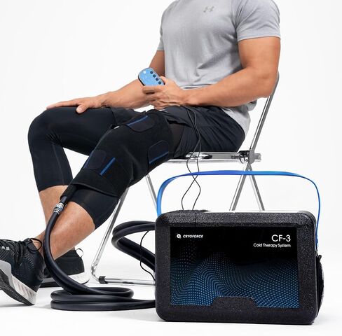 CF-3 Pro Cold Therapy Machine, 16.8QT Large-Capacity Ice Therapy System for Full Knee & Shoulder Coverage, Programmable Recovery System for ACL, TKR & Sports Training in Kuwait